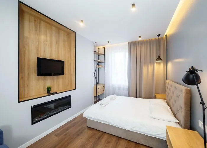 Loft Apartment In Old Lviv Ac Fireplace